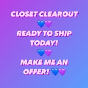 CLOSET CLEAROUT!!! 💜💙💜💙 Bundle & Save More!